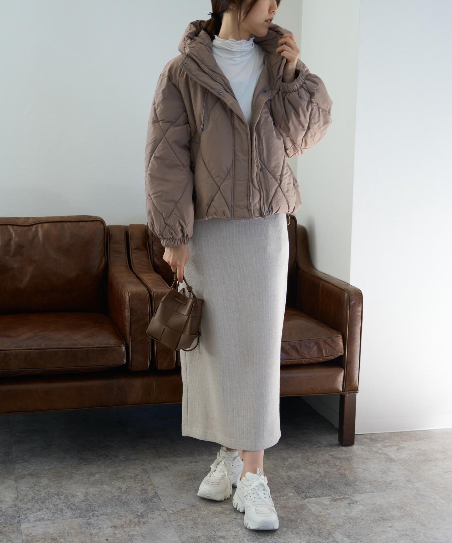 ダイヤキルト中綿ジャケット