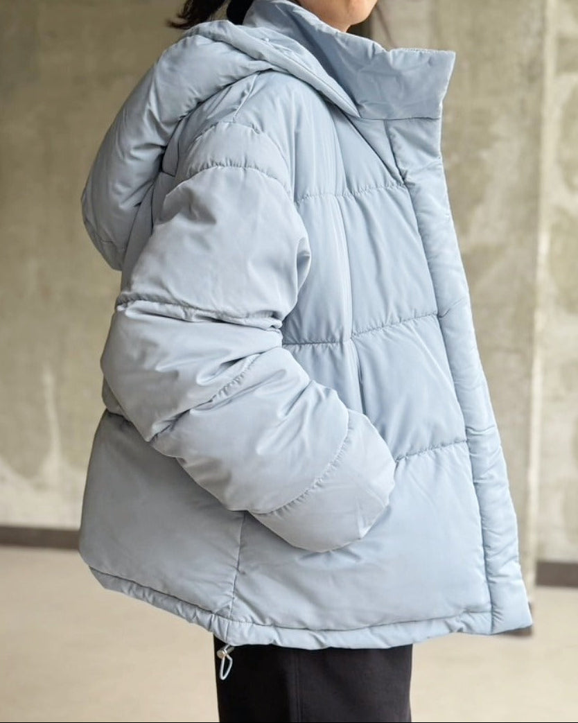 フード付き中綿ジャケット