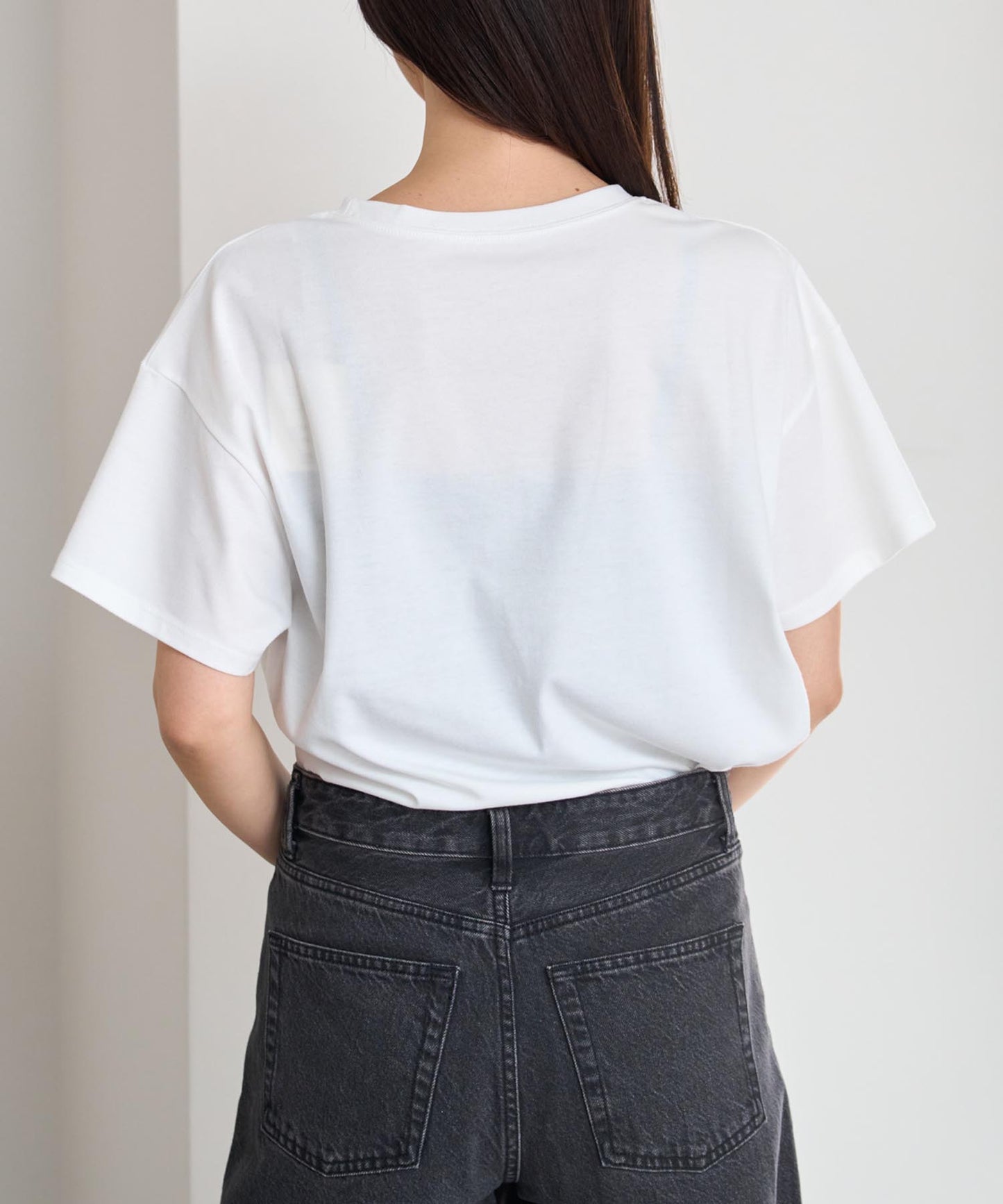 箔プリント半袖Tシャツ