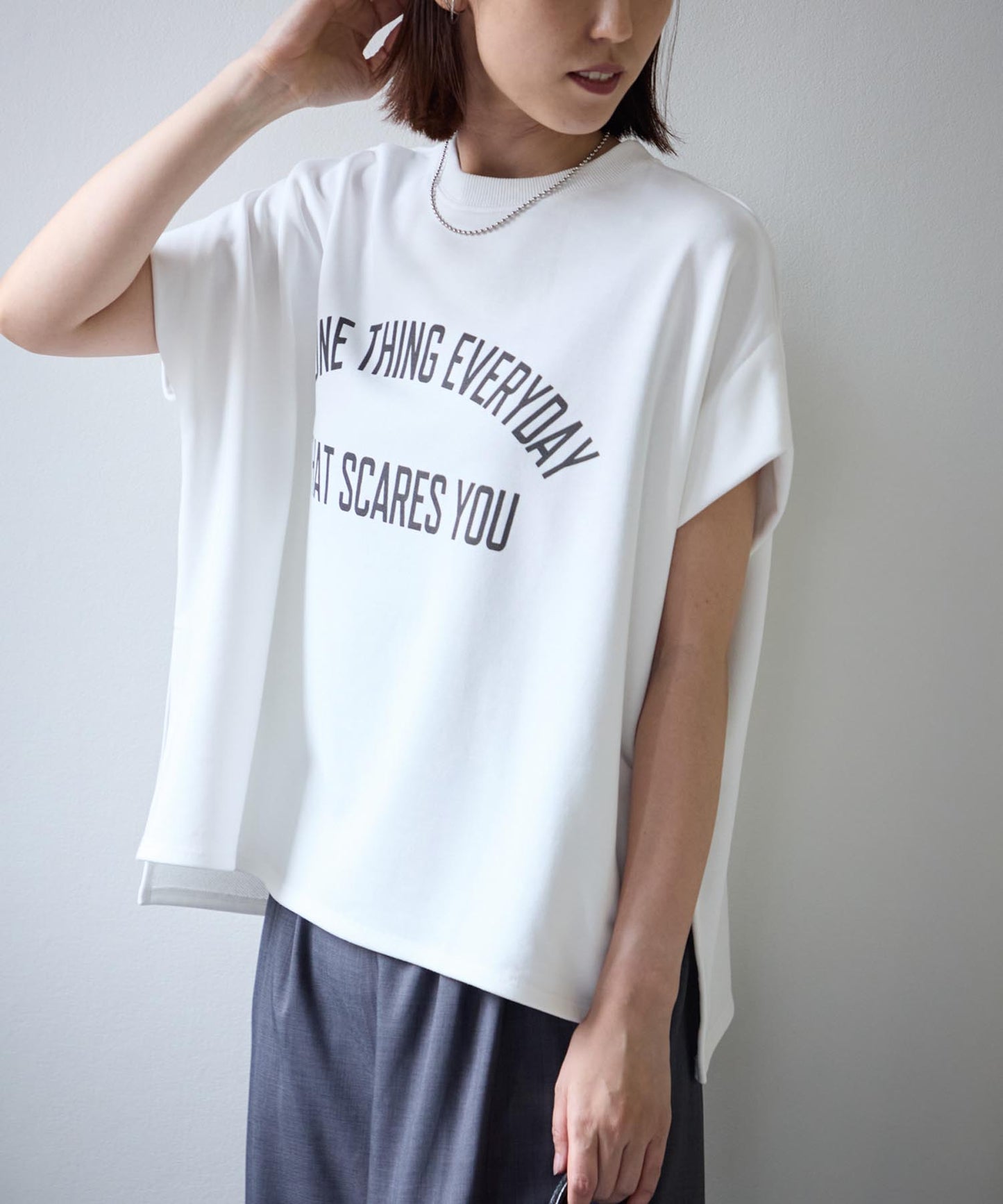 ロゴフレンチスリーブT
