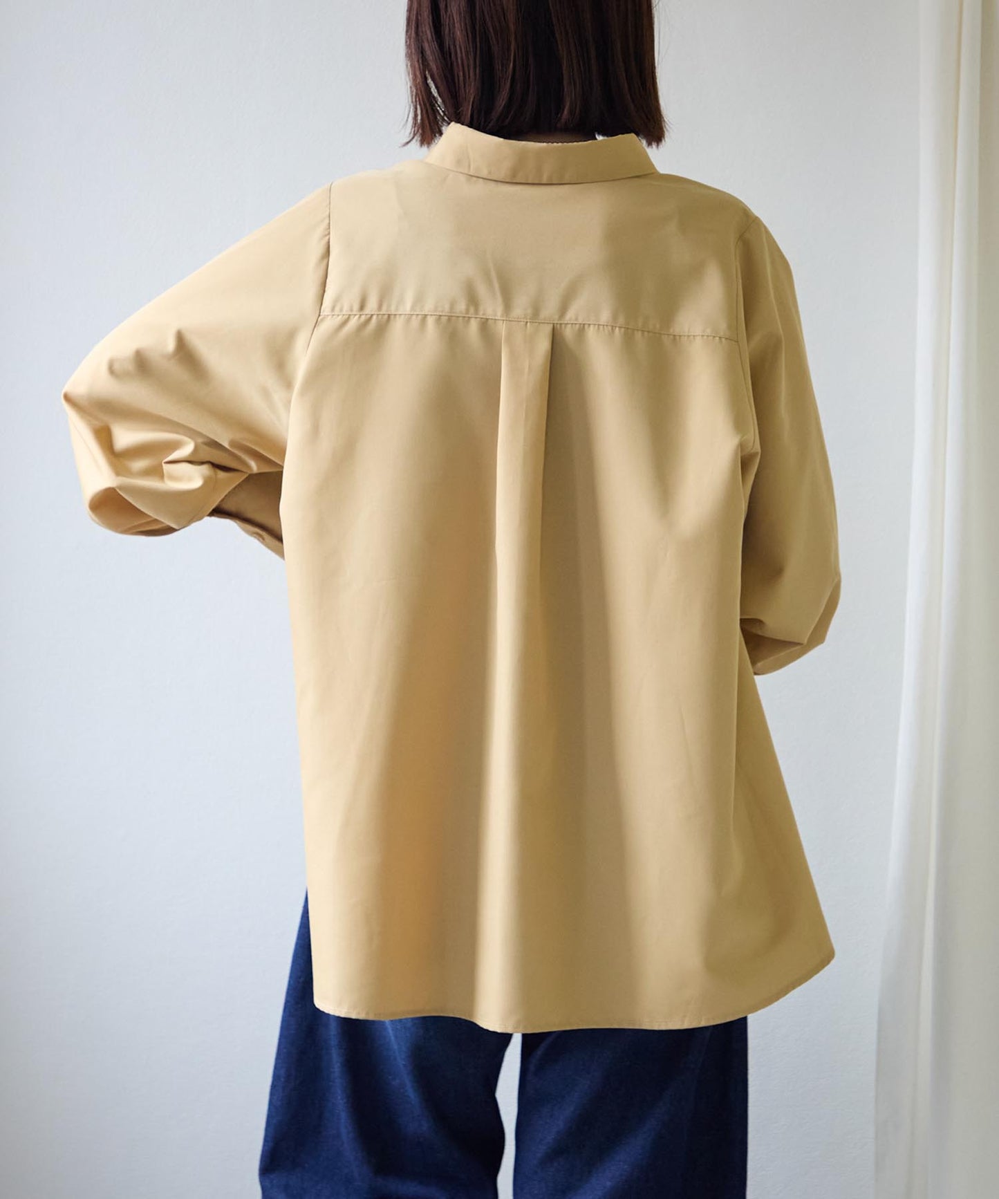 ポケット付きビッグシャツ