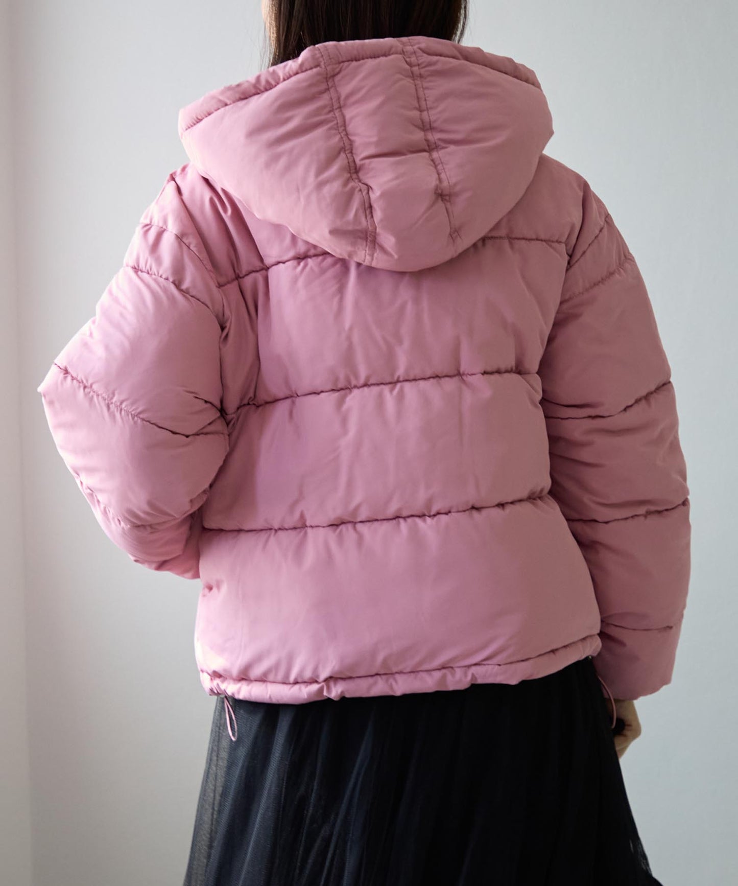 フード付き中綿ジャケット