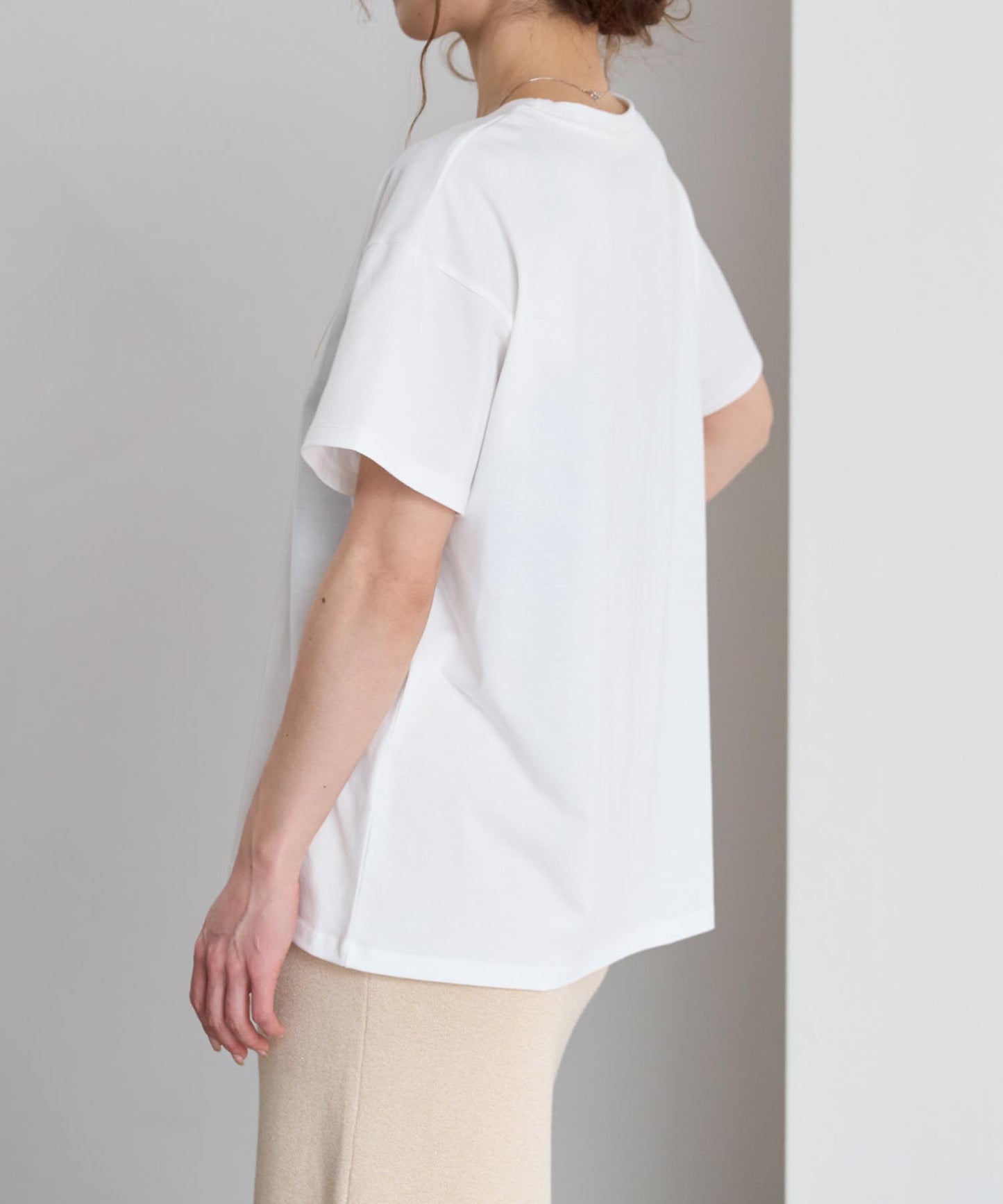 箔プリント半袖Tシャツ