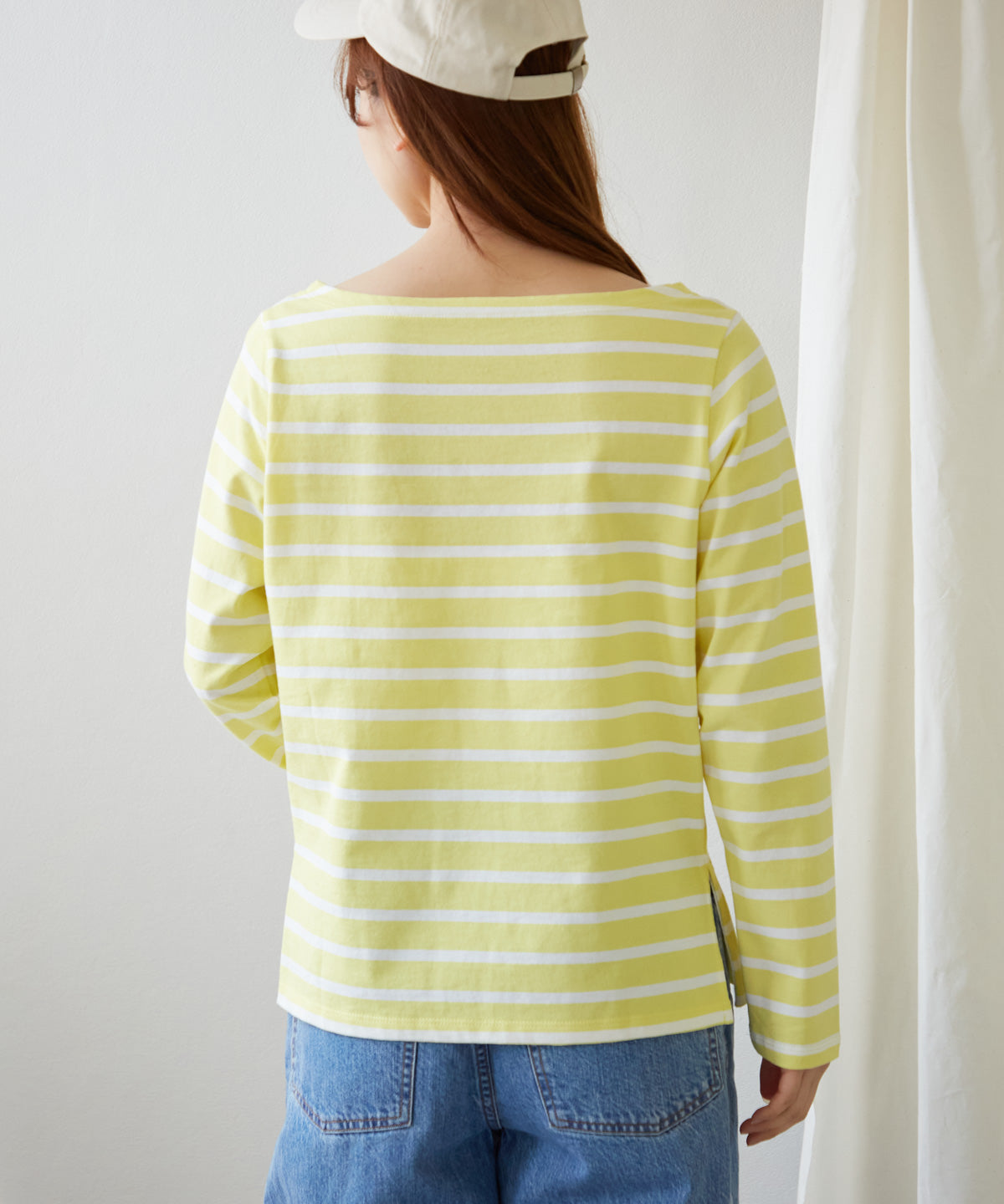 ボートネックボーダーTEE