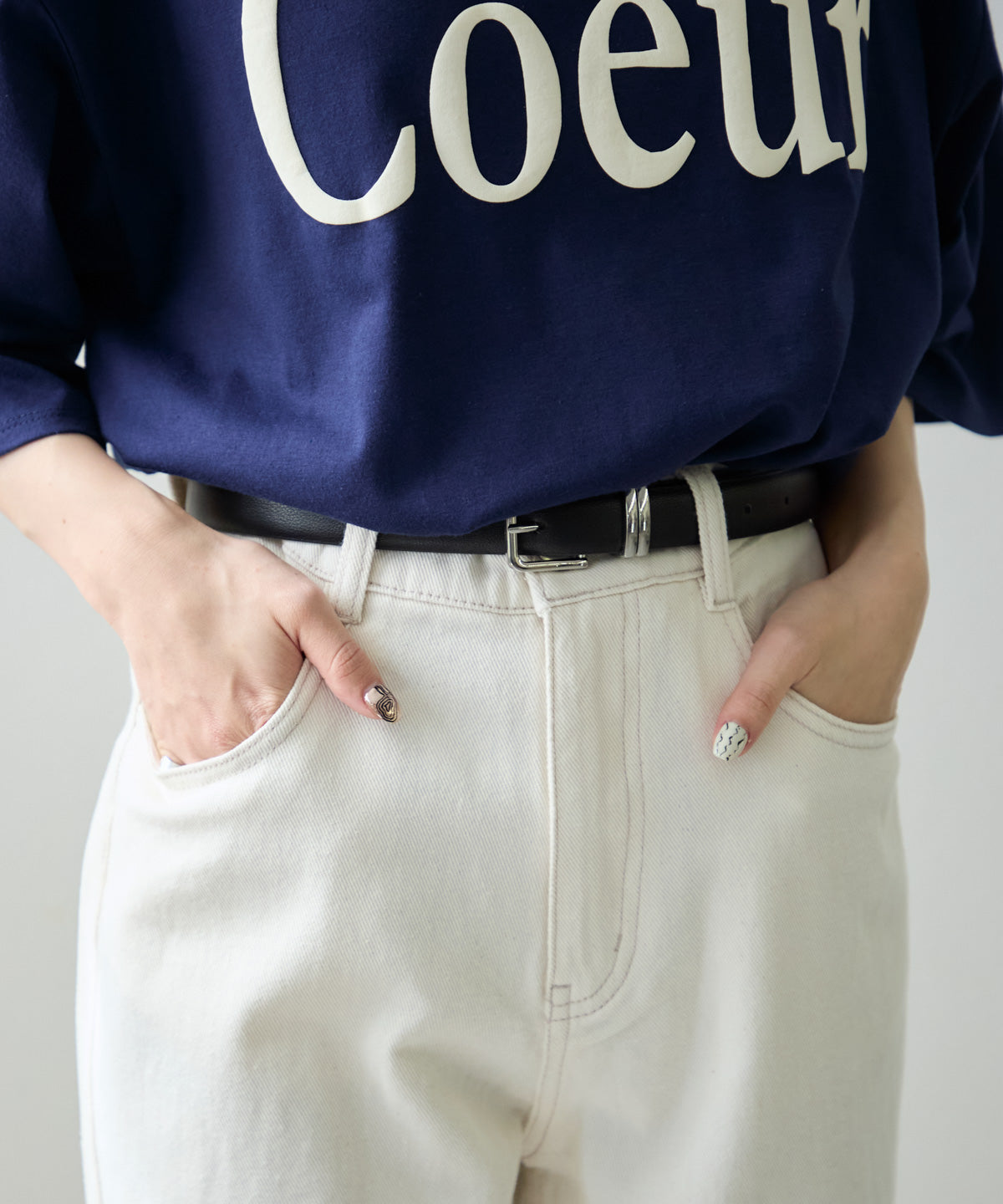 ワイドデニムパンツ