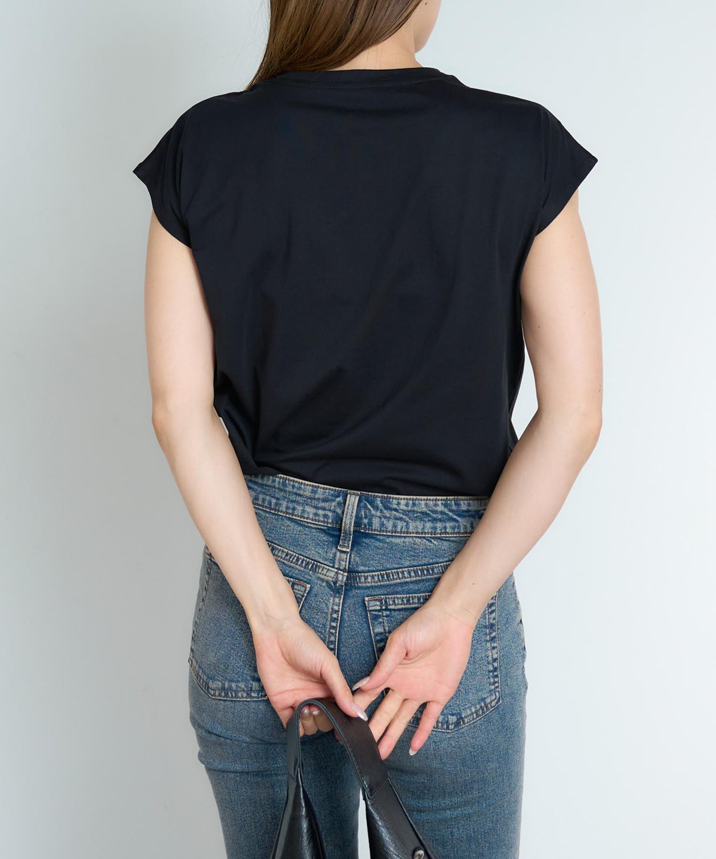 フロントロゴ フレンチスリーブTシャツ/サイロ コットンTシャツ