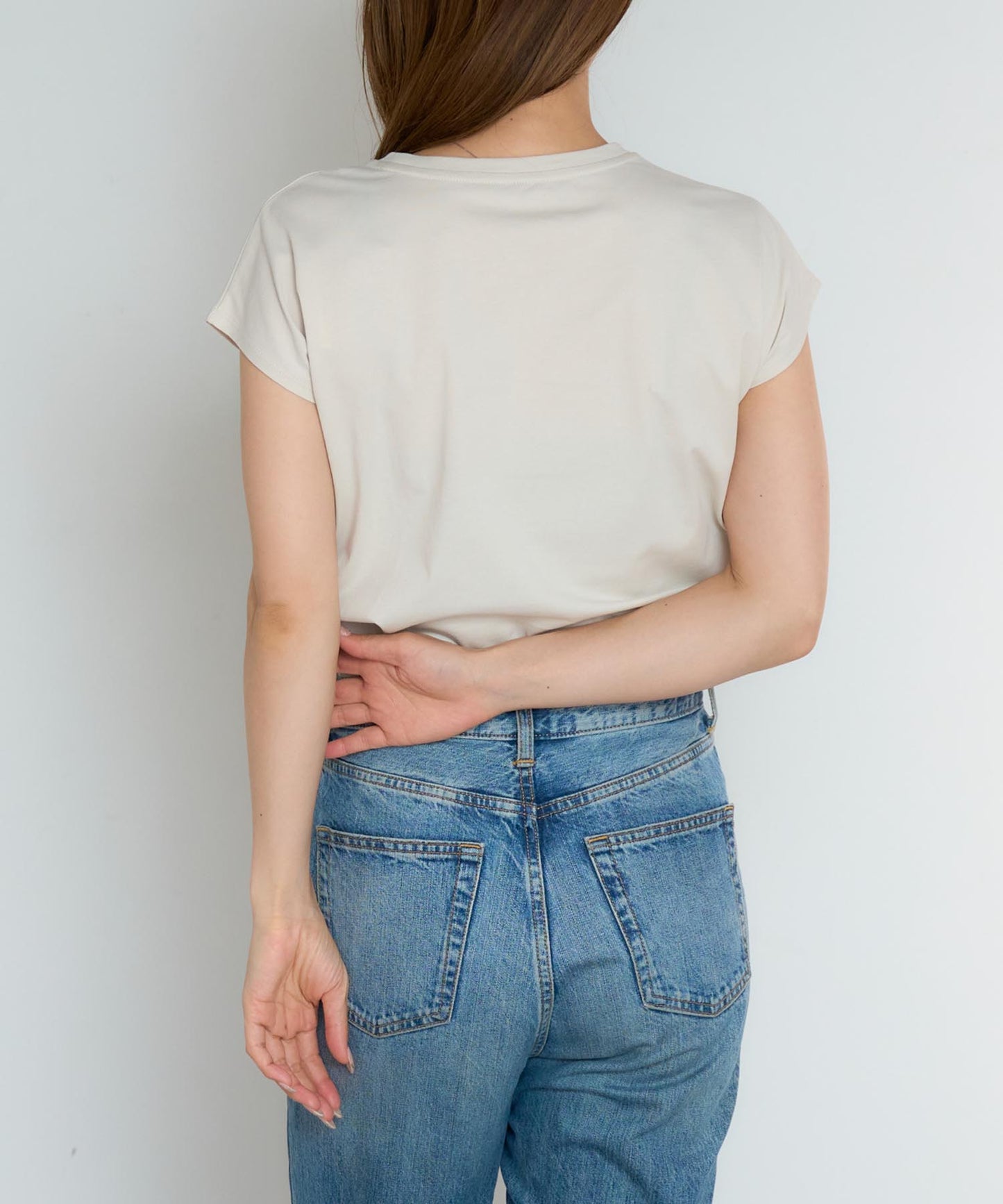 スクエアロゴ フレンチスリーブTシャツ/サイロ コットンTシャツ