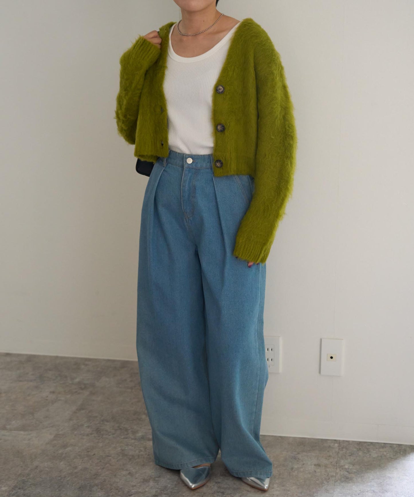 ファータッチショートカーディガン