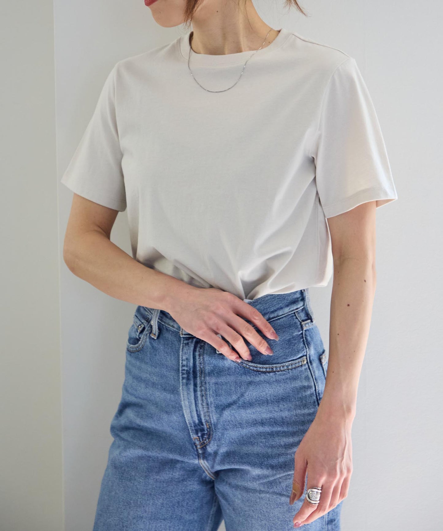 毎日着たくなる心地よさ サイロ無地Tシャツ