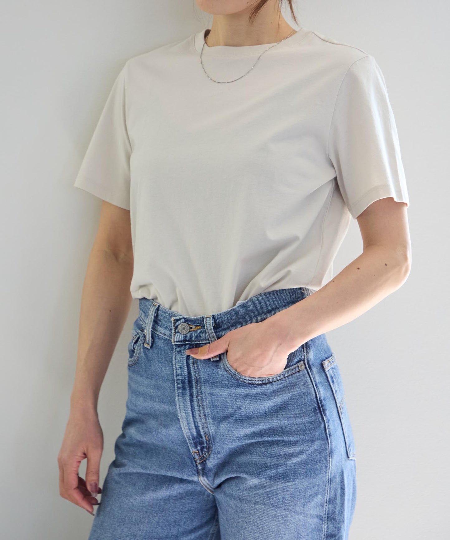 毎日着たくなる心地よさ サイロ無地Tシャツ
