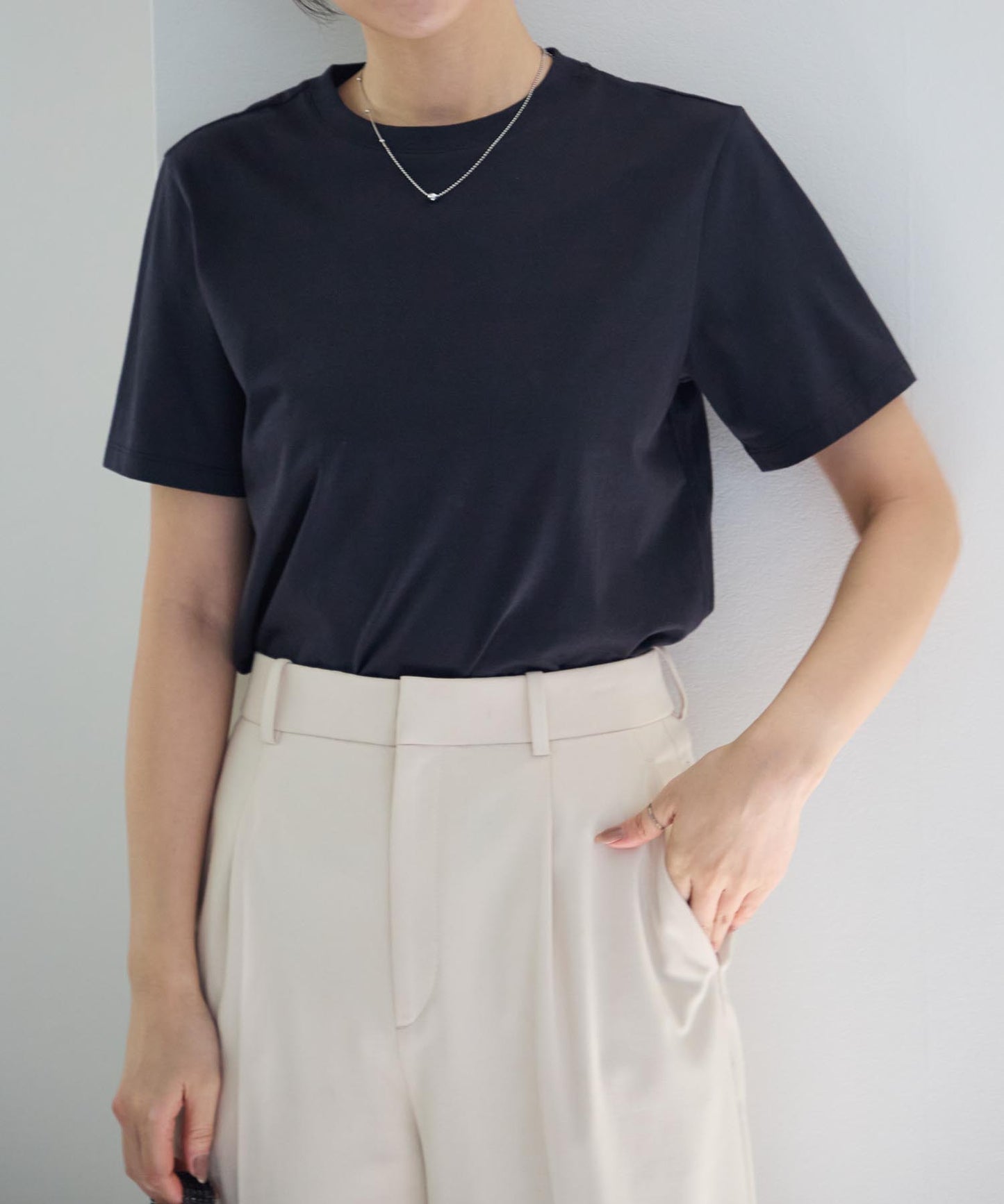 毎日着たくなる心地よさ サイロ無地Tシャツ