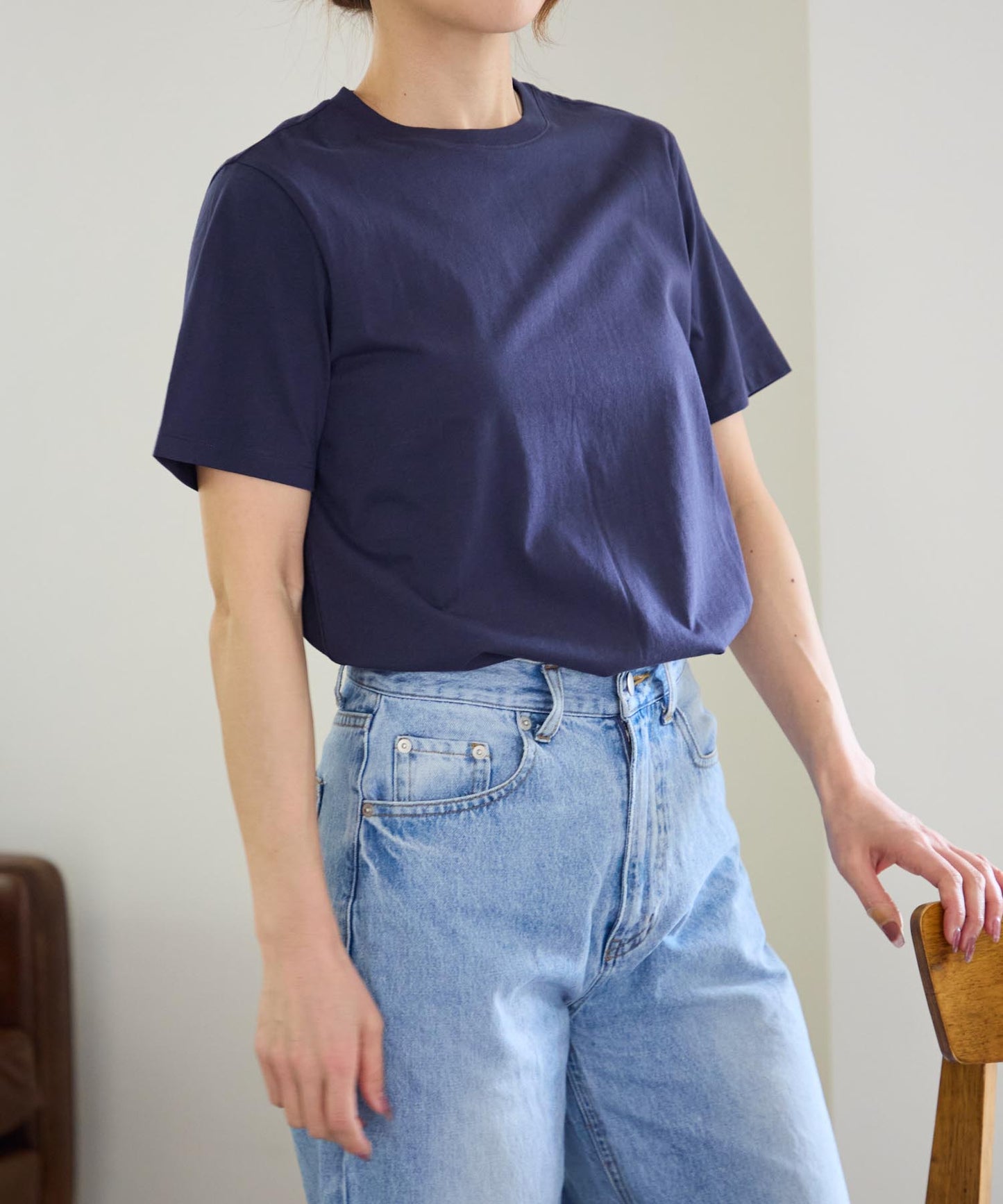 毎日着たくなる心地よさ サイロ無地Tシャツ