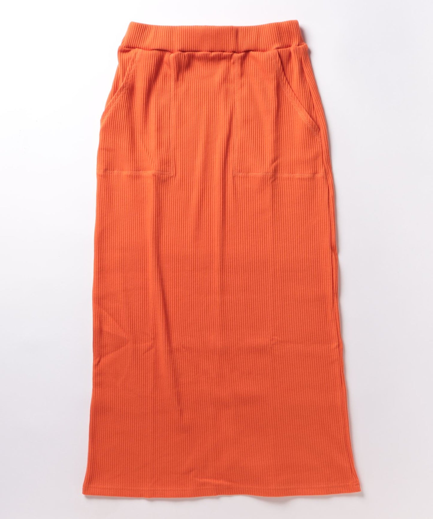 リブ カット ナロースカート