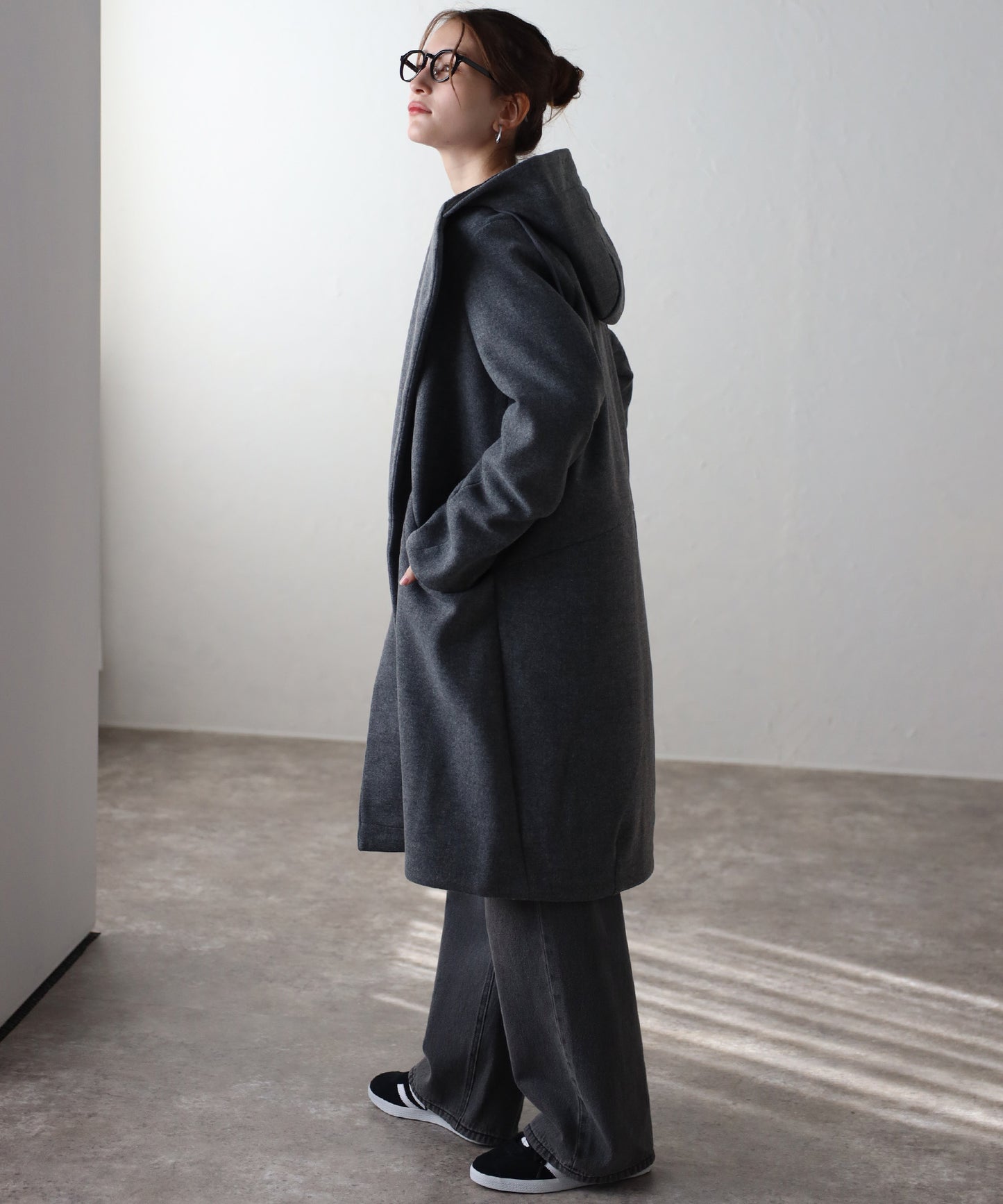 フード付ジップコート