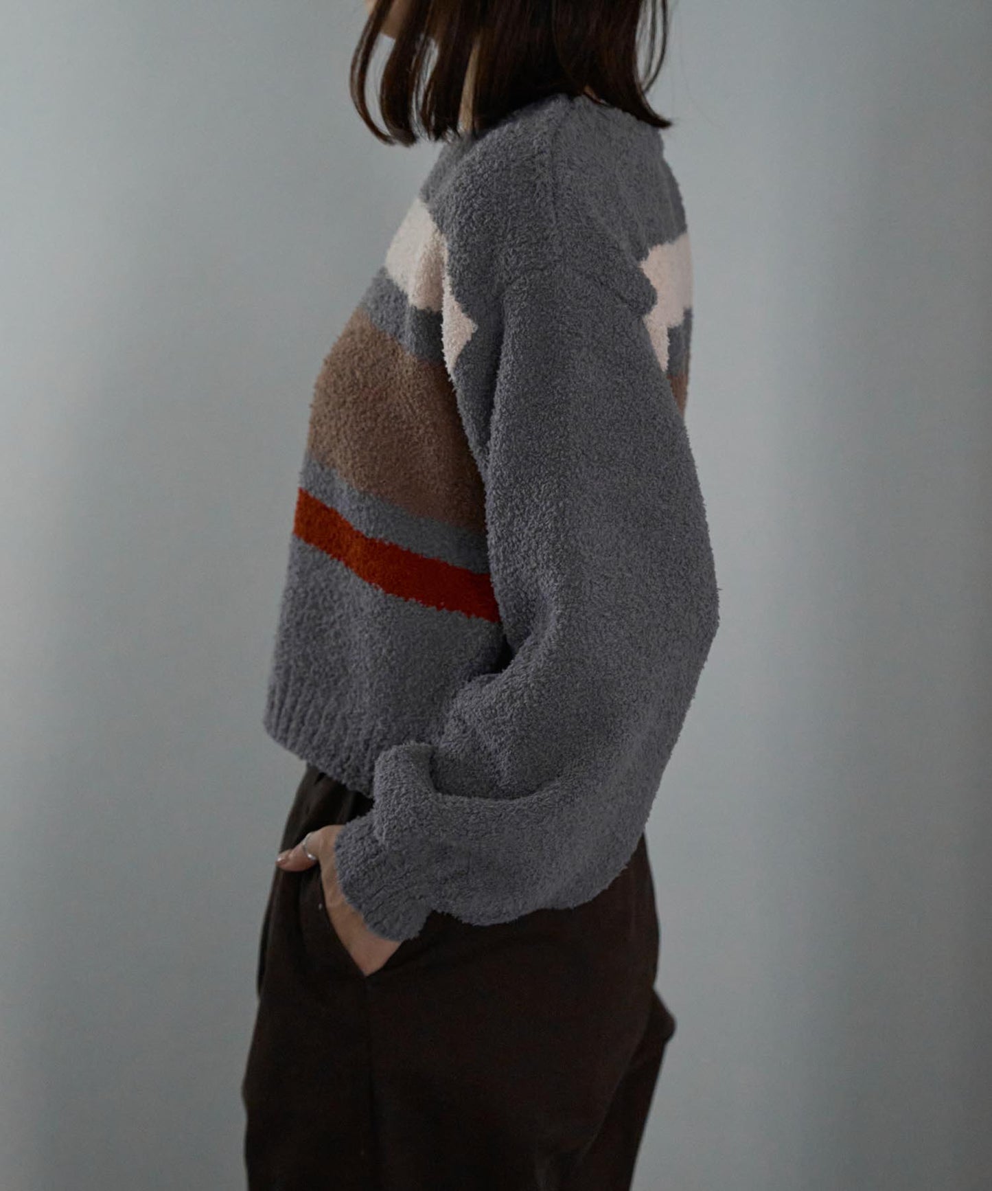 もちもち モールニット