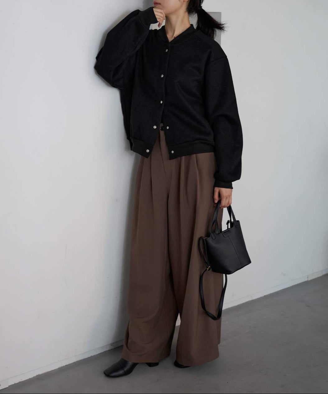 スナップボタン ダンボール ブルゾン【セットアップ対応】