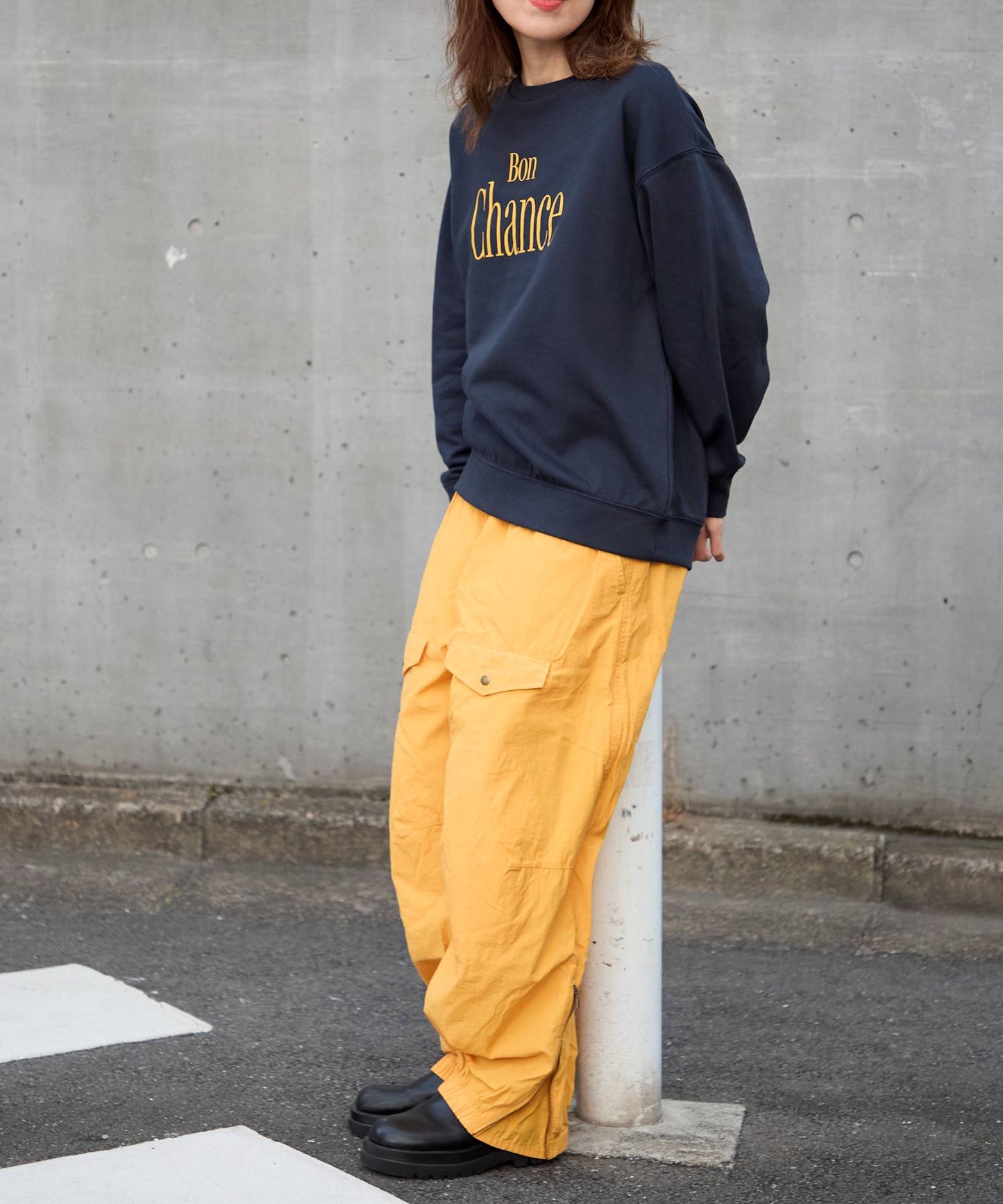 フロントロゴ オーバーサイズスウェット/トレーナー