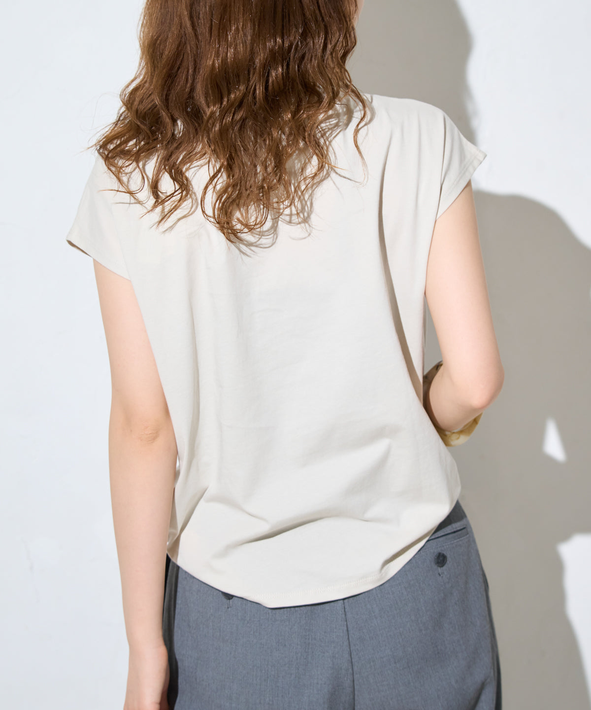 スクエアロゴ フレンチスリーブTシャツ/サイロ コットンTシャツ