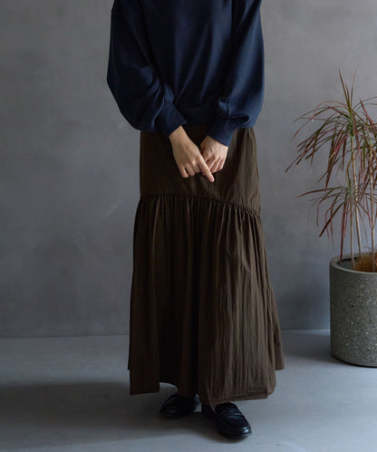 ラウンドギャザーロングスカート