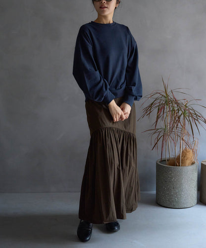 ラウンドギャザーロングスカート