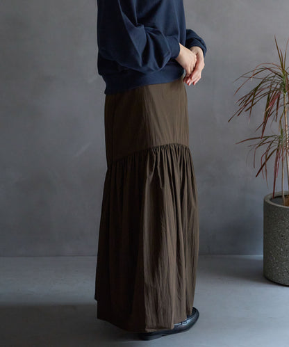 ラウンドギャザーロングスカート