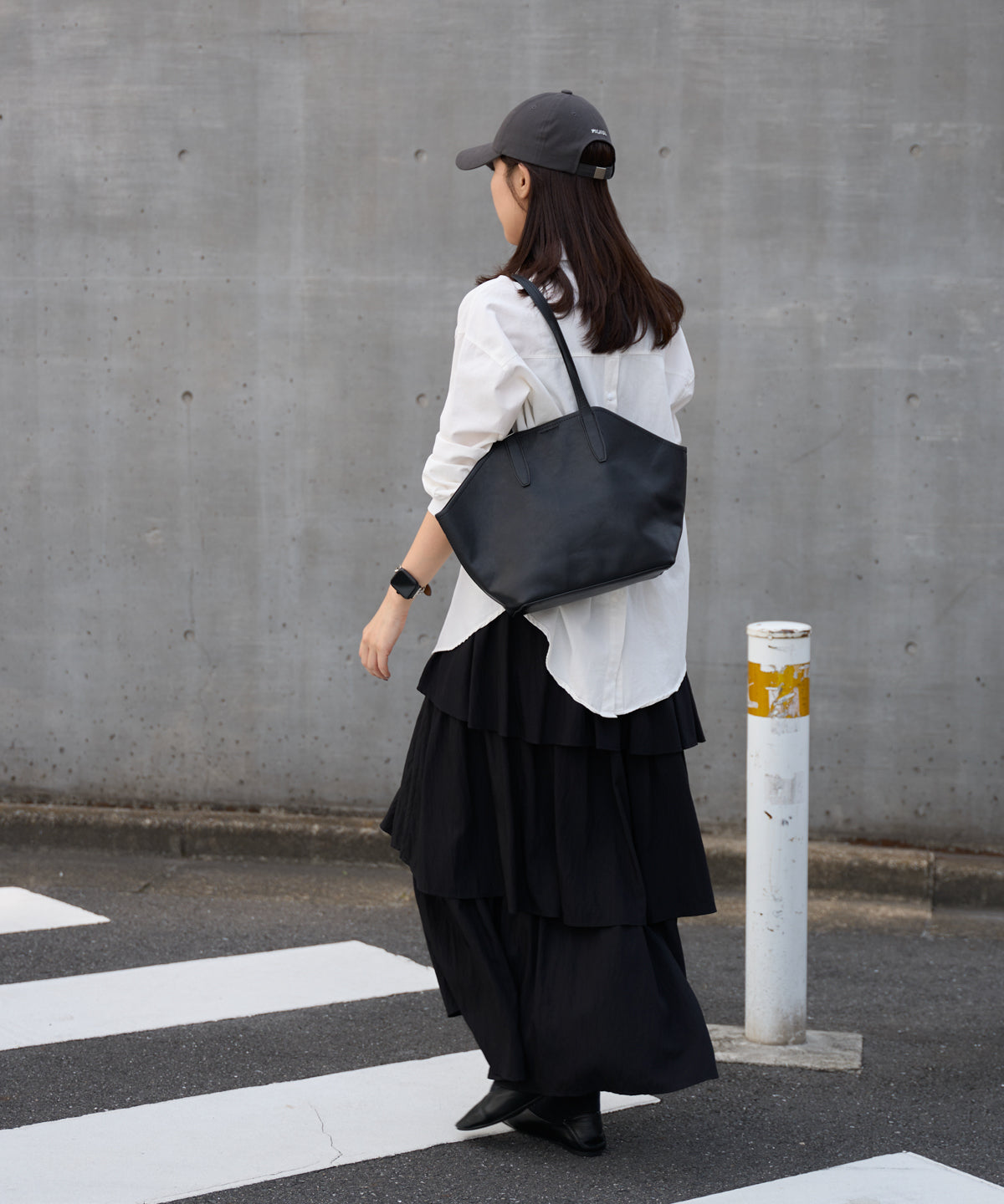 アシメティアードスカート