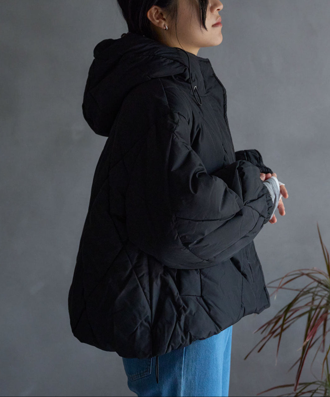 ダイヤキルト中綿ジャケット