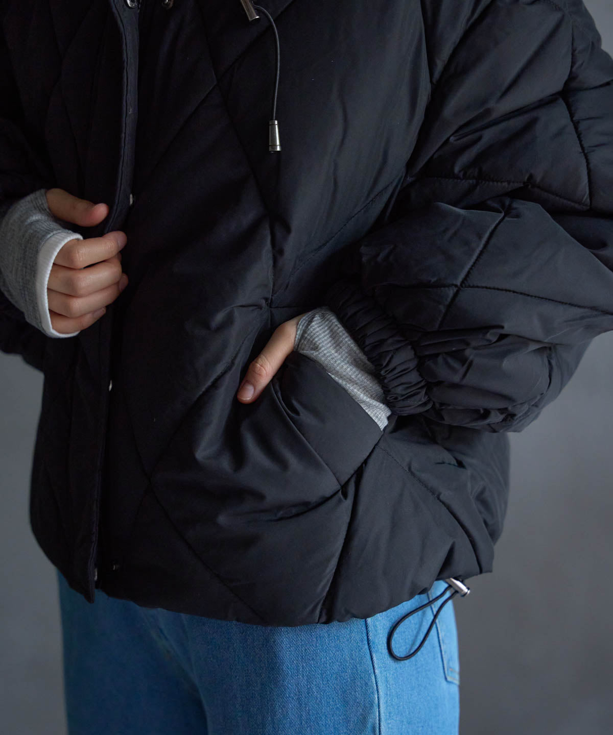 ダイヤキルト中綿ジャケット