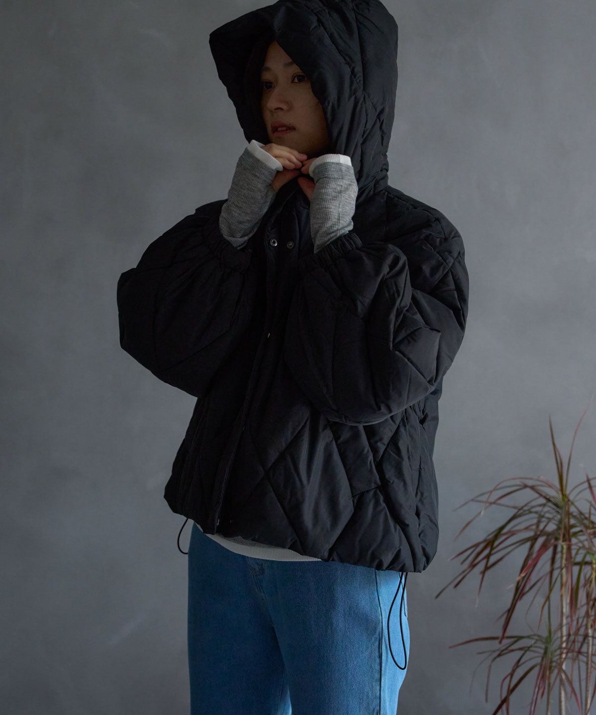 ダイヤキルト中綿ジャケット