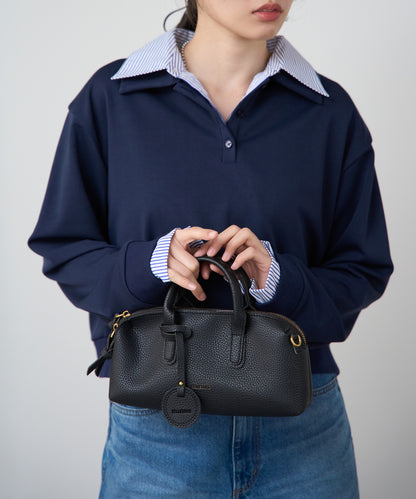 シャツレイヤード風ポンチ長袖プルオーバー