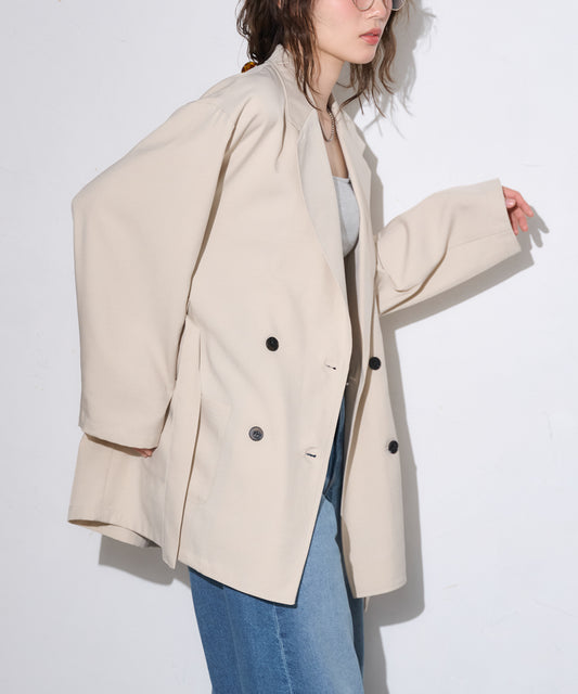 ウエストアレンジデザイン ダブルテーラードジャケット