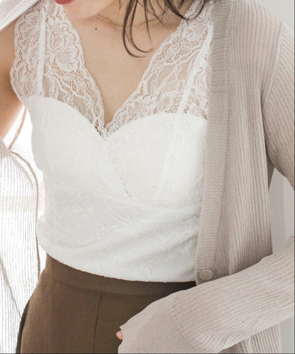 レース切り替えタンクトップ