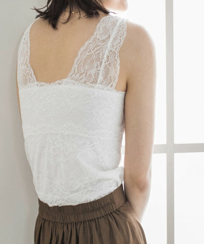 レース切り替えタンクトップ