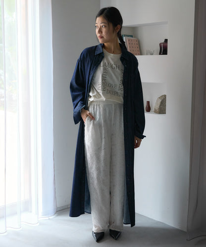 レースワイドパンツ/セットアップ対応