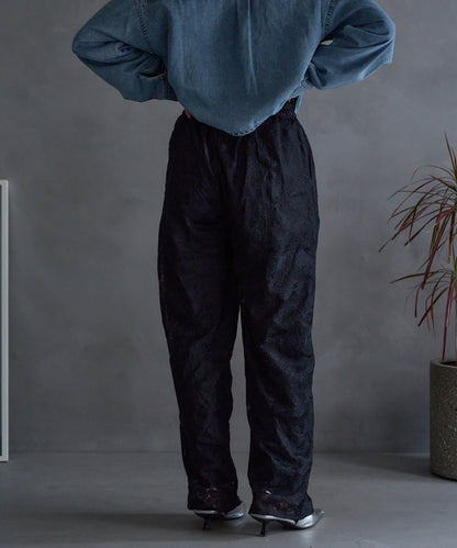 レースワイドパンツ/セットアップ対応