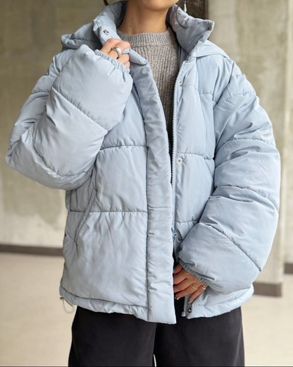 フード付き中綿ジャケット