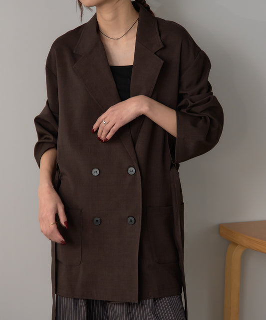 ウエストアレンジデザイン ダブルテーラードジャケット