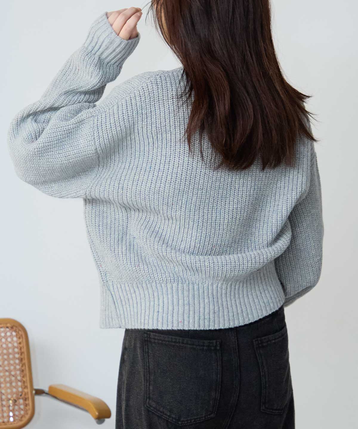 つぶつぶ MIXカラーネップニット