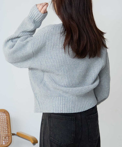 つぶつぶ MIXカラーネップニット