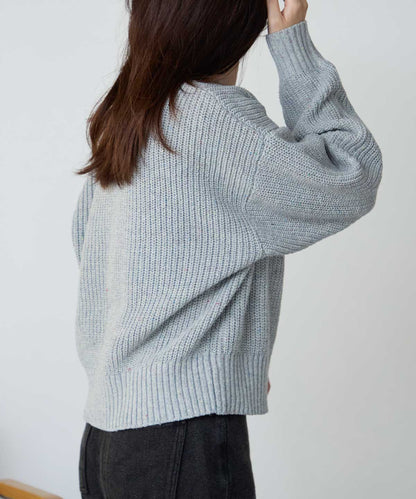 つぶつぶ MIXカラーネップニット