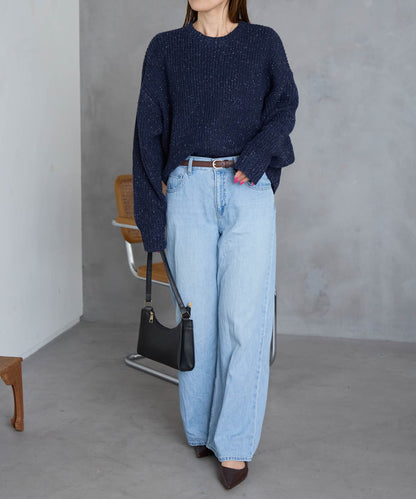 つぶつぶ MIXカラーネップニット