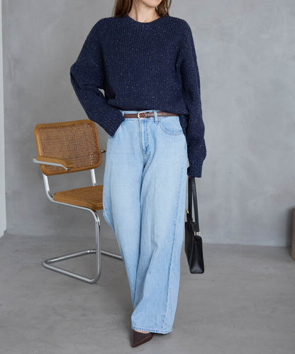 つぶつぶ MIXカラーネップニット