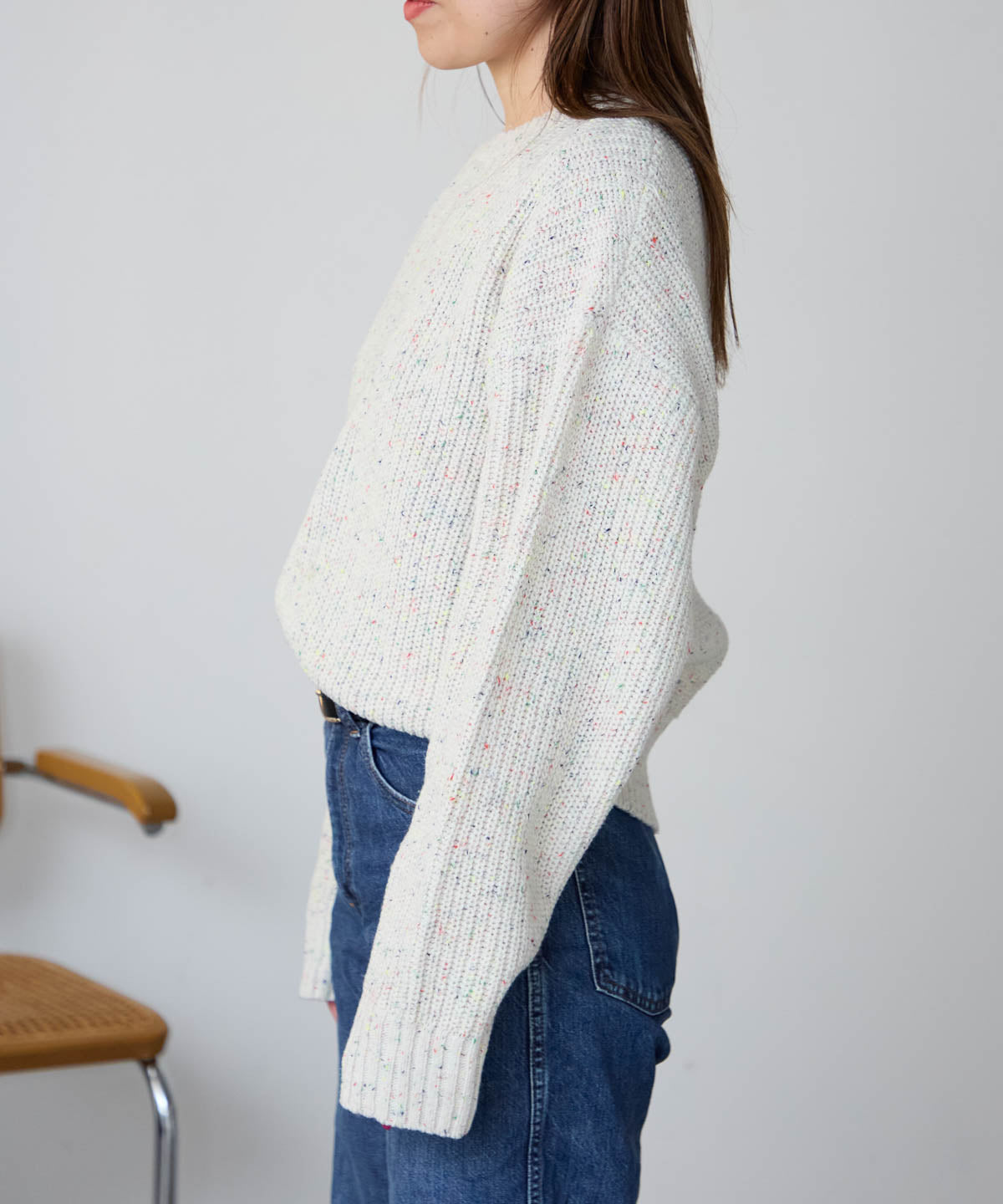 つぶつぶ MIXカラーネップニット