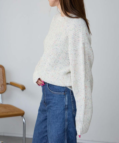 つぶつぶ MIXカラーネップニット