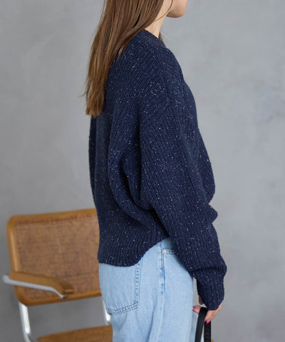 つぶつぶ MIXカラーネップニット