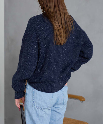 つぶつぶ MIXカラーネップニット