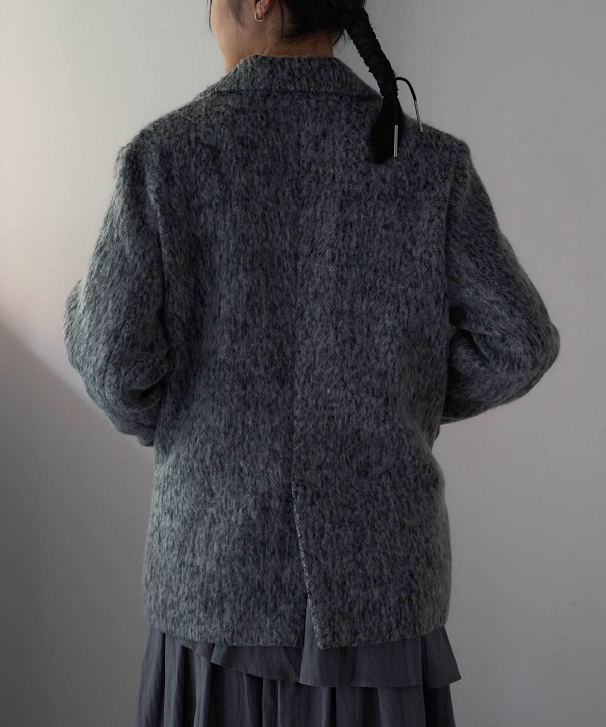 シャギーテーラードジャケット