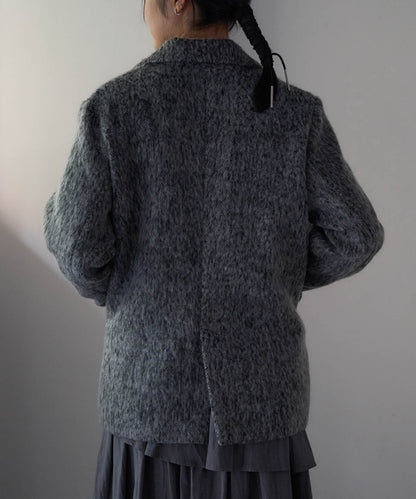 シャギーテーラードジャケット