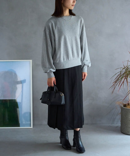 ボックスフロント プリーツスカート