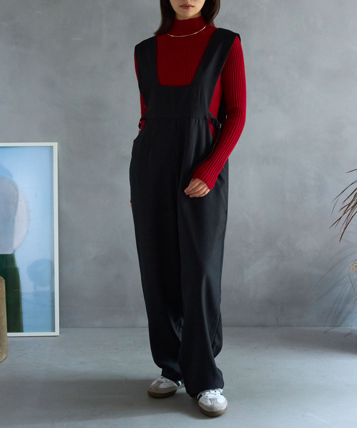 サイドベルトサロペット